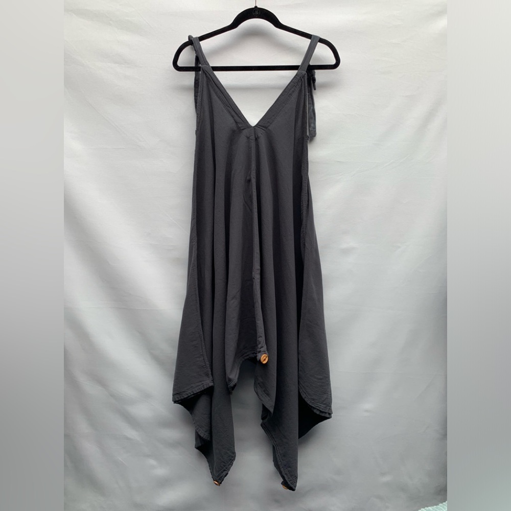 ContraCorriente shapeless Romper Charcoal gray One size